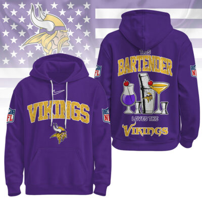 Minnesota Vikings | Premium NFL Bartender Fan Hoodie