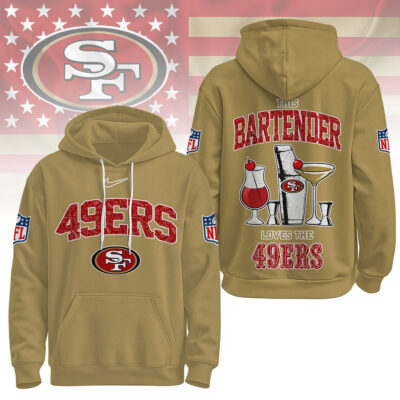 San Francisco 49ers | Premium NFL Bartender Fan Hoodie