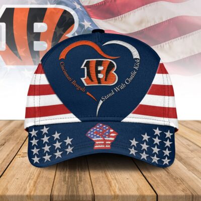 Cincinnati Bengals | Premium Classic Cap NFL Stand With Charlie Kirk - Cap