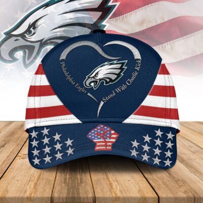 Philadelphia Eagles | Premium Classic Cap NFL Stand With Charlie Kirk
