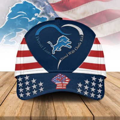 Detroit Lions | Premium Classic Cap NFL Stand With Charlie Kirk