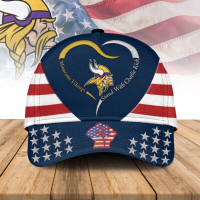 Minnesota Vikings | Premium Classic Cap NFL Stand With Charlie Kirk