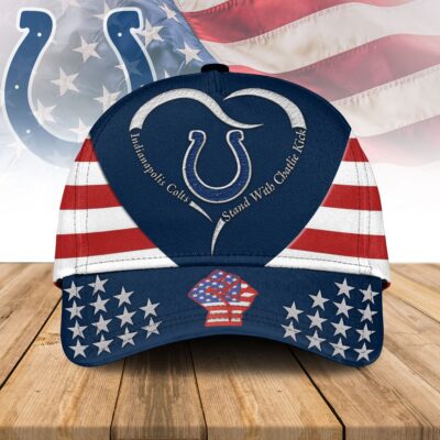 Indianapolis Colts | Premium Classic Cap NFL Stand With Charlie Kirk