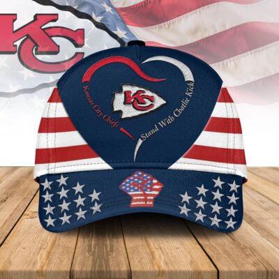 Kansas City Chiefs | Premium Classic Cap NFL Stand With Charlie Kirk