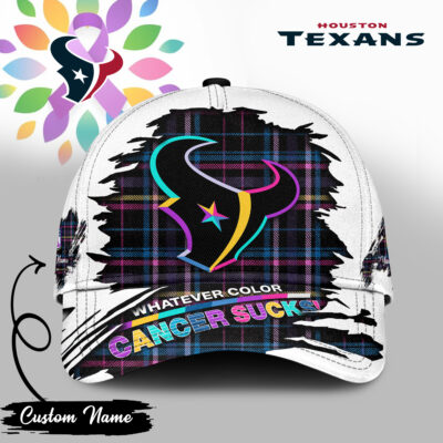 Houston Texans | Premium Classic Cap NFL Whatever Color Cancer Sucks