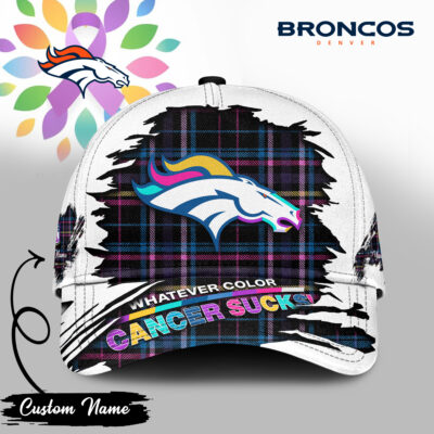Denver Broncos | Premium Classic Cap NFL Whatever Color Cancer Sucks