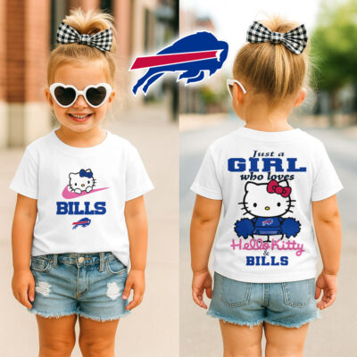 Buffalo Bills | Premium NFL Football Girl Hello Kitty Fan Kid Shirt