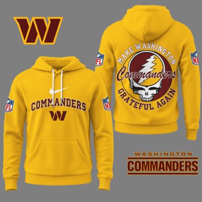 Washington Commanders | Premium NFL Grateful Again Hoodie