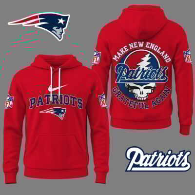 New England Patriots | Premium NFL Grateful Again Hoodie