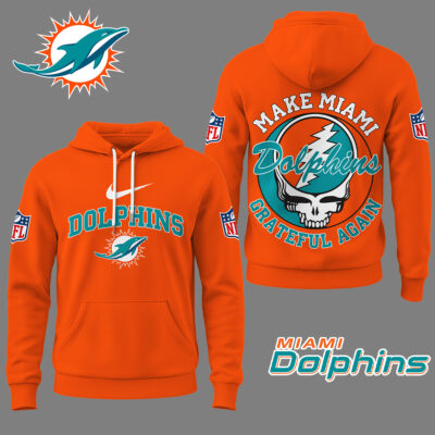 Miami Dolphins | Premium NFL Grateful Again Hoodie