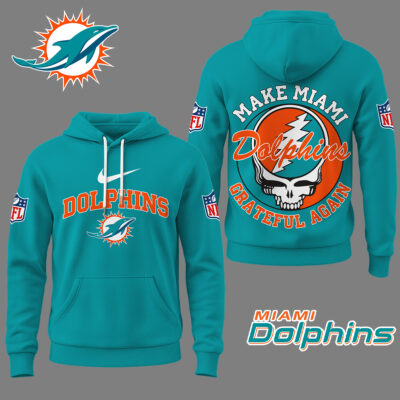 Miami Dolphins | Premium NFL Grateful Again Hoodie