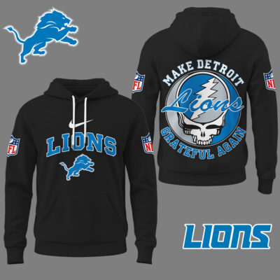 Detroit Lions | Premium NFL Grateful Again Hoodie