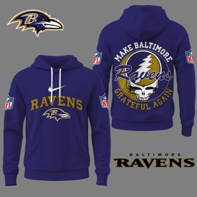 Baltimore Ravens | Premium NFL Grateful Again Hoodie