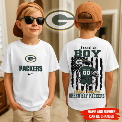 Green Bay Packers | Premium NFL Football Team Boy Fan Kid Shirt