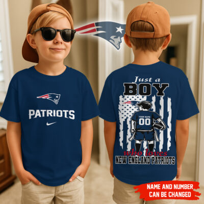 New England Patriots | Premium NFL Football Team Boy Fan Kid Shirt