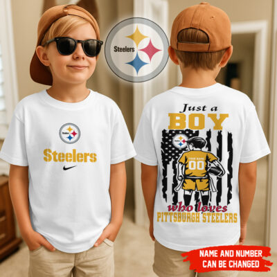 Pittsburgh Steelers | Premium NFL Football Team Boy Fan Kid Shirt