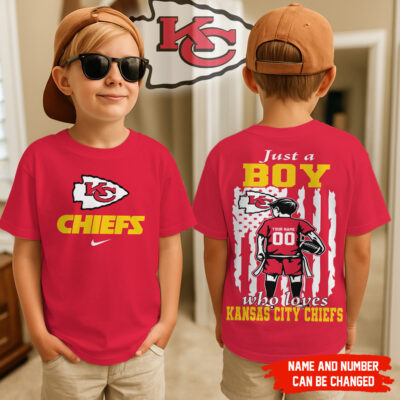 Kansas City Chiefs | Premium NFL Football Team Boy Fan Kid Shirt