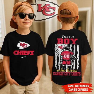 Kansas City Chiefs | Premium NFL Football Team Boy Fan Kid Shirt