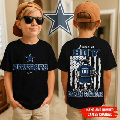 Dallas Cowboys | Premium NFL Football Team Boy Fan Kid Shirt