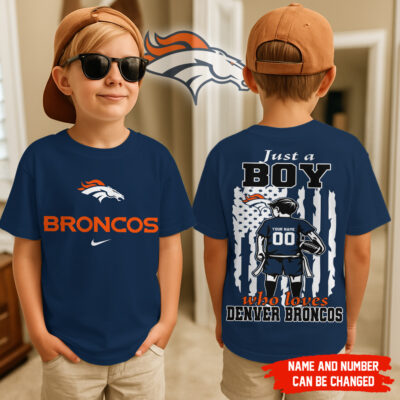 Denver Broncos | Premium NFL Football Team Boy Fan Kid Shirt