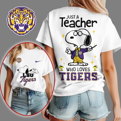 LSU Tigers | Premium NCAA Snoopy Teacher Appreciation Women Shirt