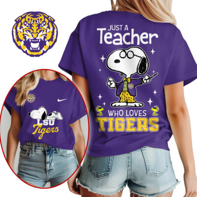LSU Tigers | Premium NCAA Snoopy Teacher Appreciation Women Shirt