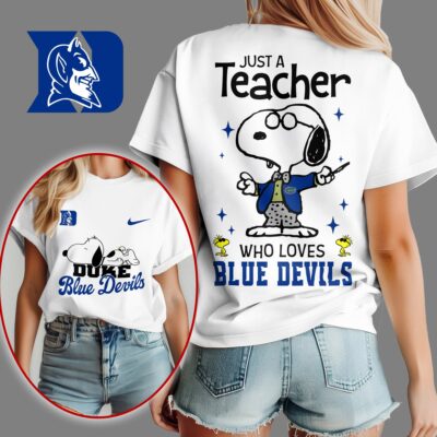 Duke Blue Devils | Premium NCAA Snoopy Teacher Appreciation Women Shirt