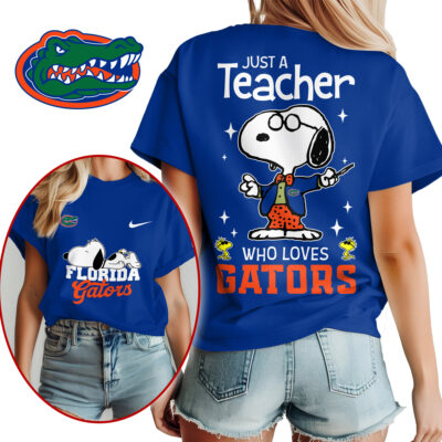 Florida Gators | Premium NCAA Snoopy Teacher Appreciation Women Shirt