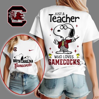 South Carolina Gamecocks | Premium NCAA Snoopy Teacher Appreciation Women Shirt
