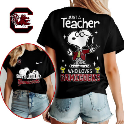 South Carolina Gamecocks | Premium NCAA Snoopy Teacher Appreciation Women Shirt