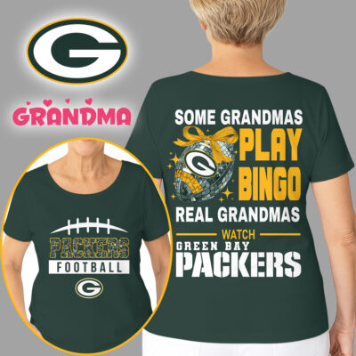 Green Bay Packers | Premium NFL Grandmas Fan 3D Shirt