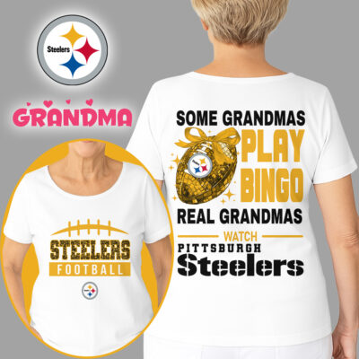 Pittsburgh Steelers | Premium NFL Grandmas Fan 3D Shirt