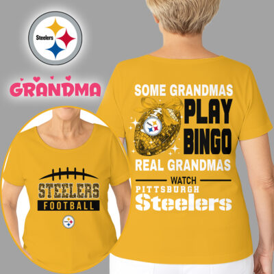 Pittsburgh Steelers | Premium NFL Grandmas Fan 3D Shirt