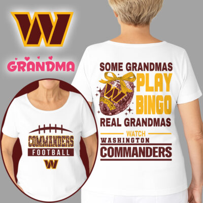 Washington Commanders | Premium NFL Grandmas Fan 3D Shirt