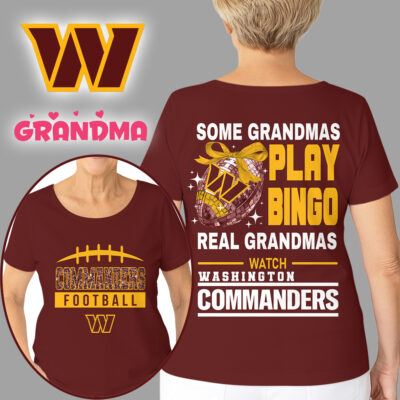 Washington Commanders | Premium NFL Grandmas Fan 3D Shirt