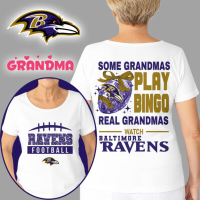 Baltimore Ravens | Premium NFL Grandmas Fan 3D Shirt