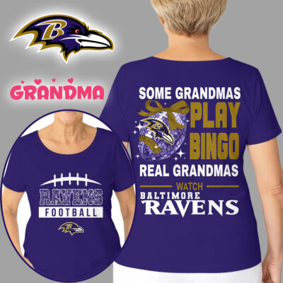 Baltimore Ravens | Premium NFL Grandmas Fan 3D Shirt