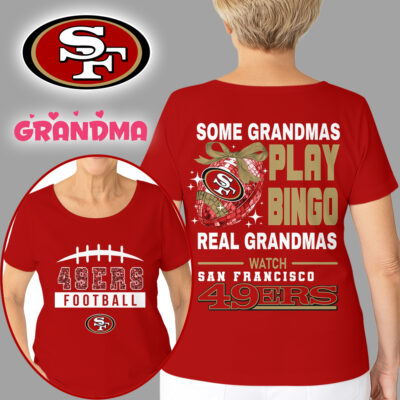 San Francisco 49ers | Premium NFL Grandmas Fan 3D Shirt