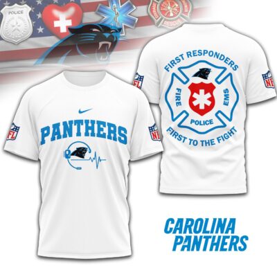 Carolina Panthers | Premium NFL First To The Fight T-Shirt