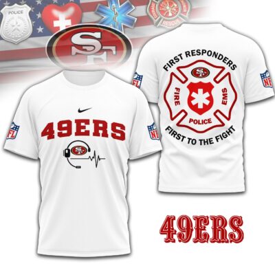 San Francisco 49ers | Premium NFL First To The Fight T-Shirt