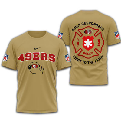 San Francisco 49ers | Premium NFL First To The Fight T-Shirt