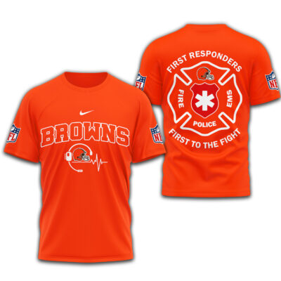 Cleveland Browns | Premium NFL First To The Fight T-Shirt