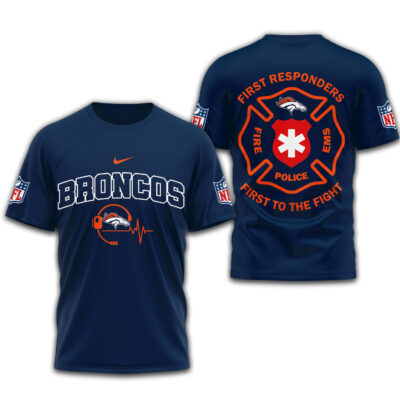 Denver Broncos | Premium NFL First To The Fight T-Shirt