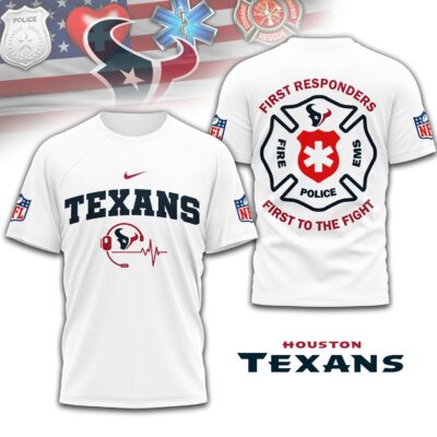 Houston Texans | Premium NFL First To The Fight T-Shirt