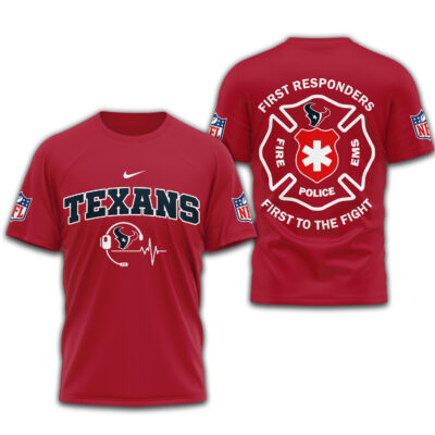 Houston Texans | Premium NFL First To The Fight T-Shirt