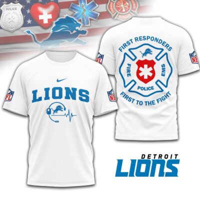 Detroit Lions | Premium NFL First To The Fight T-Shirt