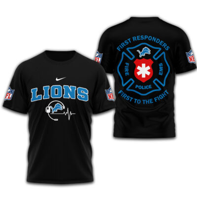 Detroit Lions | Premium NFL First To The Fight T-Shirt