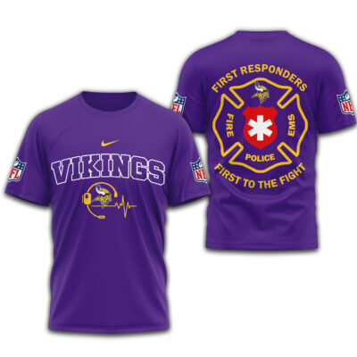 Minnesota Vikings | Premium NFL First To The Fight T-Shirt