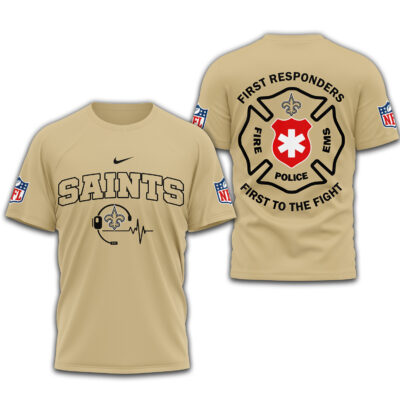 New Orleans Saints | Premium NFL First To The Fight T-Shirt