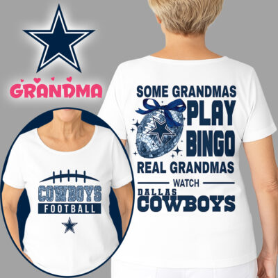 Dallas Cowboys | Premium NFL Grandmas Fan 3D Shirt